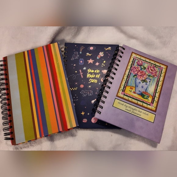 NEW! 3 Spiral Notebooks - Picture 1 of 11